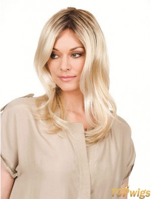 Wavy Without Bangs Long Blonde Perfect Wigs