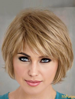 Short Layered Bob Hairstyles Blonde Color Bobs Cut Straight Style