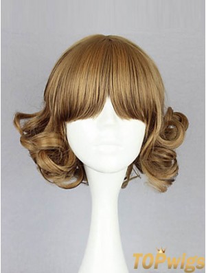 Capless Chin Length Wavy Blonde Amazing Bob Wigs