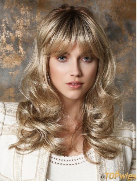 Long Monofilament Blonde 16 inch Classic Lady Wig