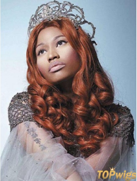 20 inch Auburn Curly Without Bangs Long Gorgeous Nicki Minaj Wigs