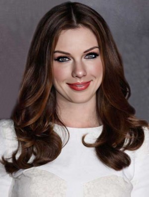 Auburn Long Wavy Without Bangs Capless 22 inch  Wigs