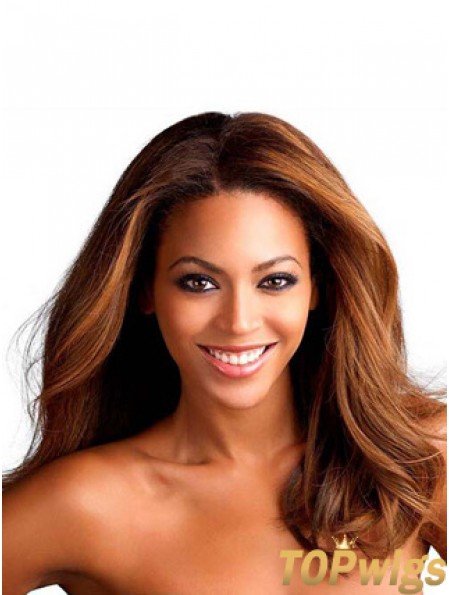 Wavy Brown Lace Front Remy Human  Wigs For Sale