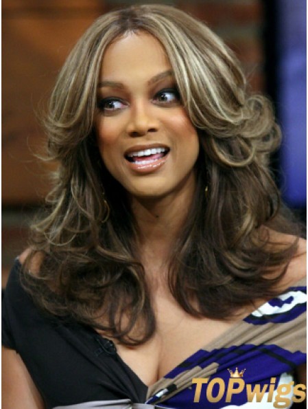 Ombre/2 Tone Wavy Layered Lace Front 16 inch Gorgeous Tyra Banks Wigs