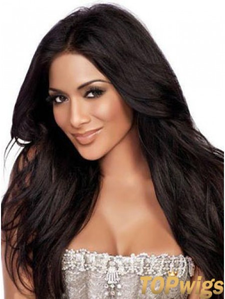 Brown Straight Lace Front Fashionable 24 inch  Wigs