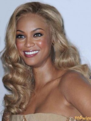 Blonde Wavy Without Bangs Lace Front 18 inch Incredible Tyra Banks Wigs