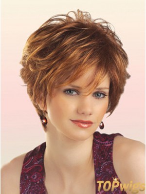 Synthetic Short Wavy Capless Online Wig Store