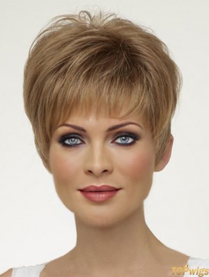 Cropped Straight Capless Wigs For Sale Online