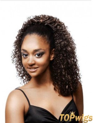 Style Brown Synthetic Curly Hair Falls