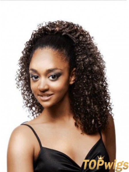 Style Brown Synthetic Curly Hair Falls